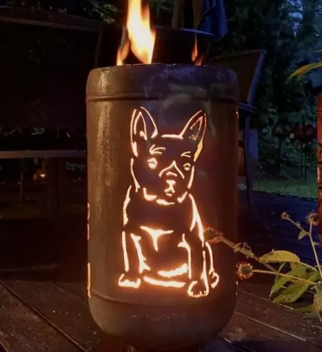 „Tierisch gut …“ Feuertonnen und Dekoflaschen mit Tiermotiven